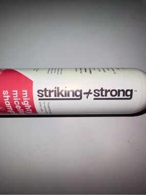 striking+strong Mighty Micellar Shampoo - White & Pink Bottle